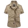 Summer Men 'S Short -Sleeved Shirt Men 'S Plus Size Military Uniform Inch Shirt Casual Shirt