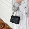 Damska Nowa Torba na Ramię z Łańcuszkiem Prosta Casualowa Torba Crossbody Modna Mała Kwadratowa Torba