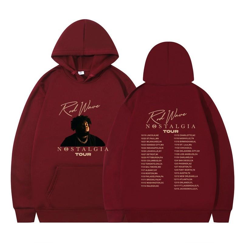 Famous Rapper Rod Wave Hoodie Street Style Y2K Men'S And Women'S Hoodie Harajuku Casual Pullover With Plush Trendy Printed Hoodi