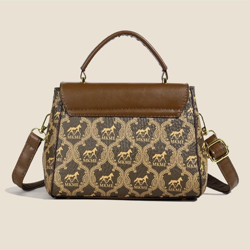 Letter Printing Handbag Bag Women's Small Square Bag New High-end Exquisite Shoulder Messenger Bag