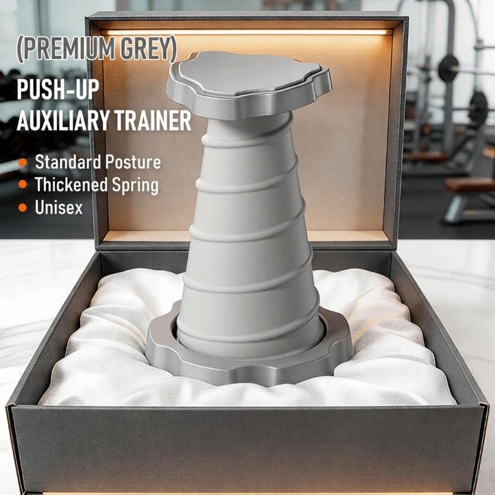 Elastic Rebound Push Up Assist Trainer Push-Up Trainer  Plank Support Training Style1-Grey