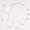 Clear Transparent Round Glass Cabochon 10/50 Pcs 6-40mm Flat Back for Scrapbooking Jewelry Making Craft Supplies