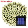 Outdoor Christmas Solar LED Fairy String Lights - Waterproof Starry Lights for Garden & Courtyard Decoration