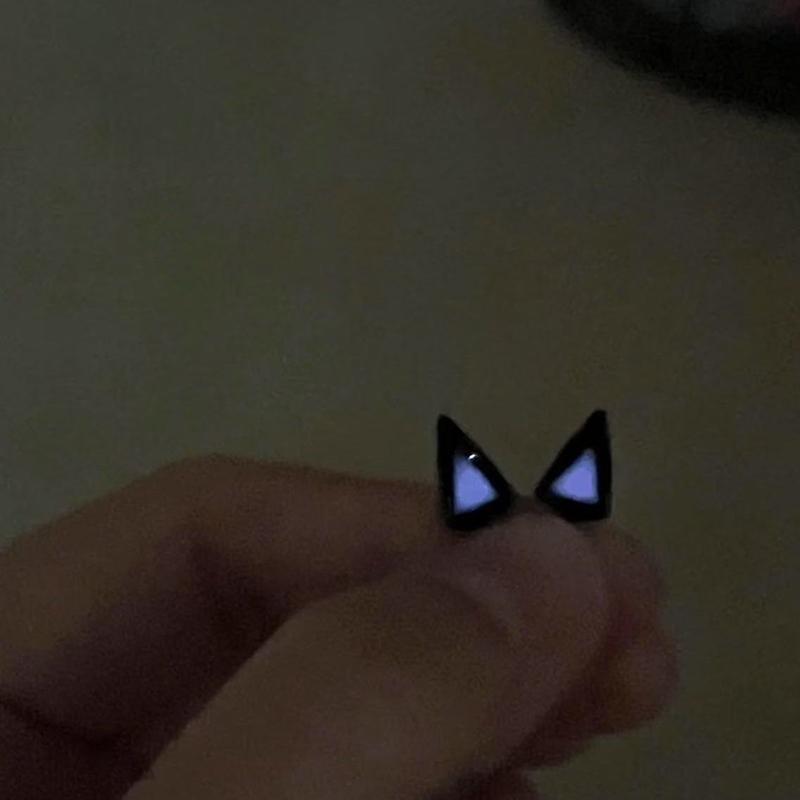 1Pair Exaggerated Personalized Kitten Ear Bone Nails For Women Girls Simple Cartoon Cute Earrings Jewelry Accessories Gifts