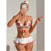 Hot New Sexy Nurse Cosplay Lingerie Hot Nurse Uniform Erotic Lingerie Sexy Costumes Set for Women Sexy Nurse Uniform Skirt