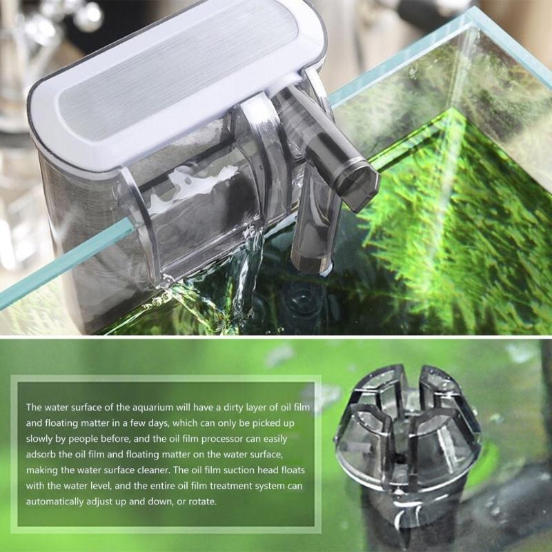 Adjustable Aquarium Filtration System for Quiet Settings In Fish Tanks Adjustable Flow, Suitable for Home Office Use