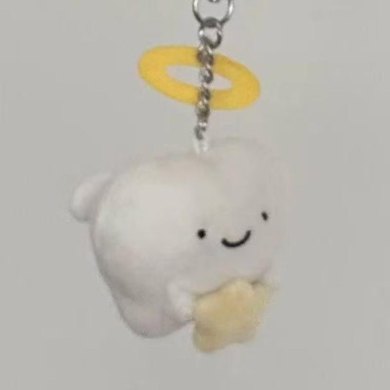 Niedliche Kreative Zahnflügel Plüschpuppe Spielzeug Kawaii Plüsch Cartoon Puppe Schlüsselanhänger Rucksack Anhänger Taschen Dekoration Zubehör Geschenke