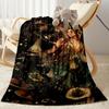 Gothic Style Blanket Ultra-Soft Perfect for Sofa Seaside Office Chair for All Occasions Digital Print Ideal Gift For Birthday Valentine'S Day