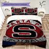 AC Sparta Praha Muster Bettwäsche Steppset Bettbezug Kissenbezug Heimdekoration Geburtstagsgeschenk (1 Bettbezug + 2 Kissenbezüge (ohne Füllung))