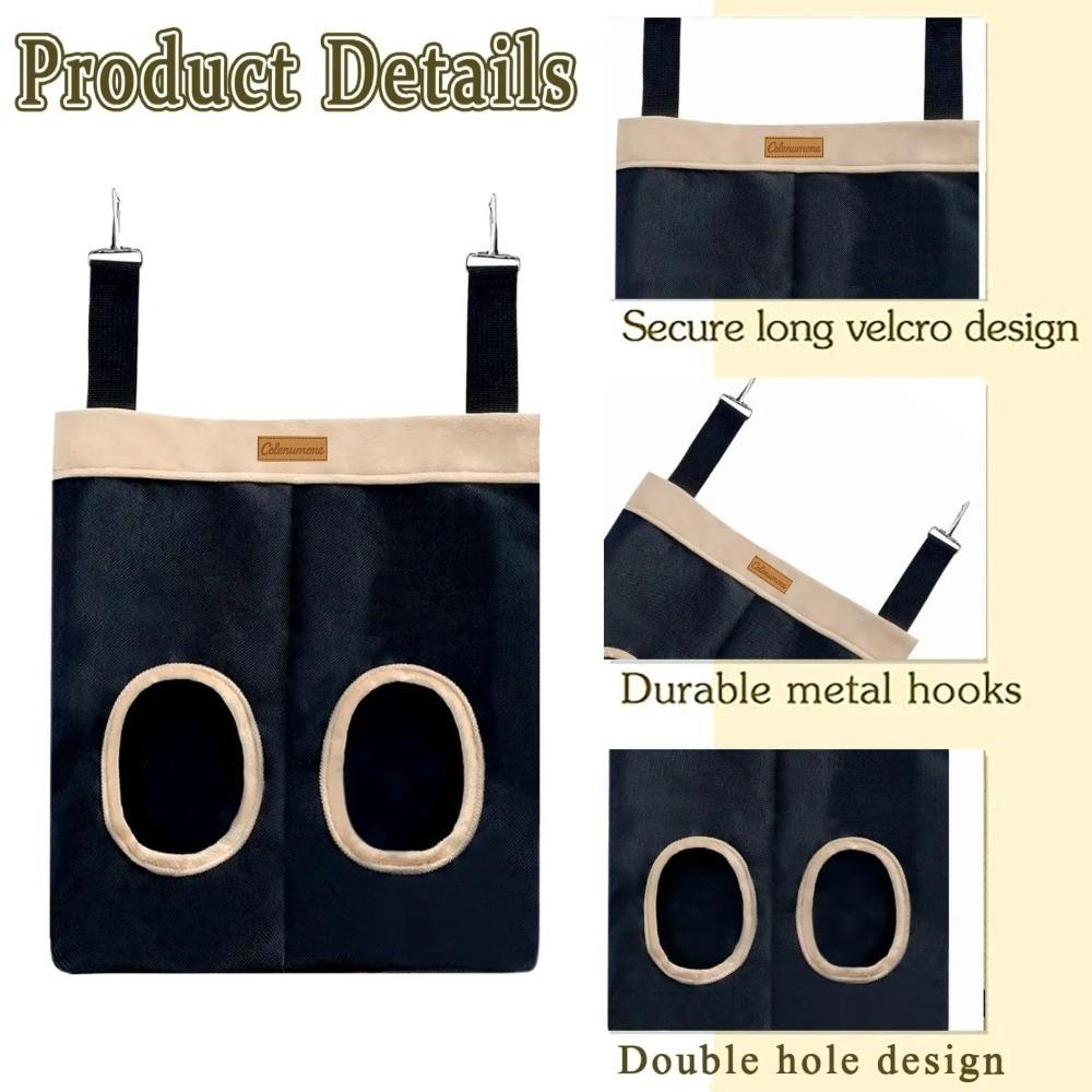 Hanging Rabbit Feed Bag Eco-Friendly Herbivore Bags Food Storage Bag Hay Pouch  for Pet Cage
