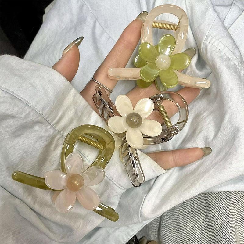 Elegant And Sweet Hairpin Flower Hair Clip For Women Girl Tie Hair Hair Grab French Temperament Fashion Hair Accessories