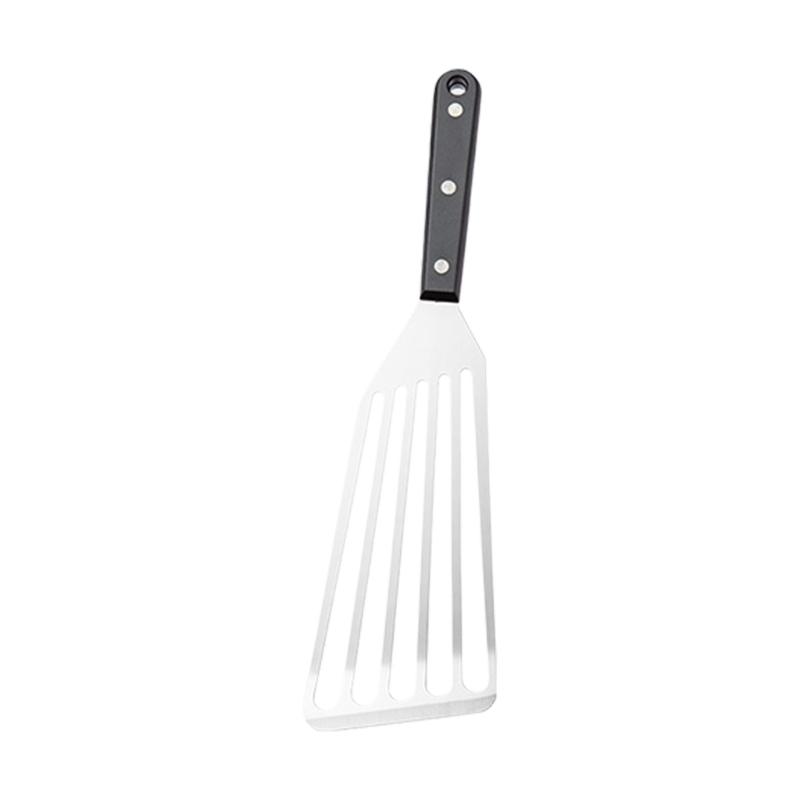 Stainless Steel Fish Spatula With Handle For Grilling Flipping Steak And Fish Perfect For Kitchen And Outdoor Cooking