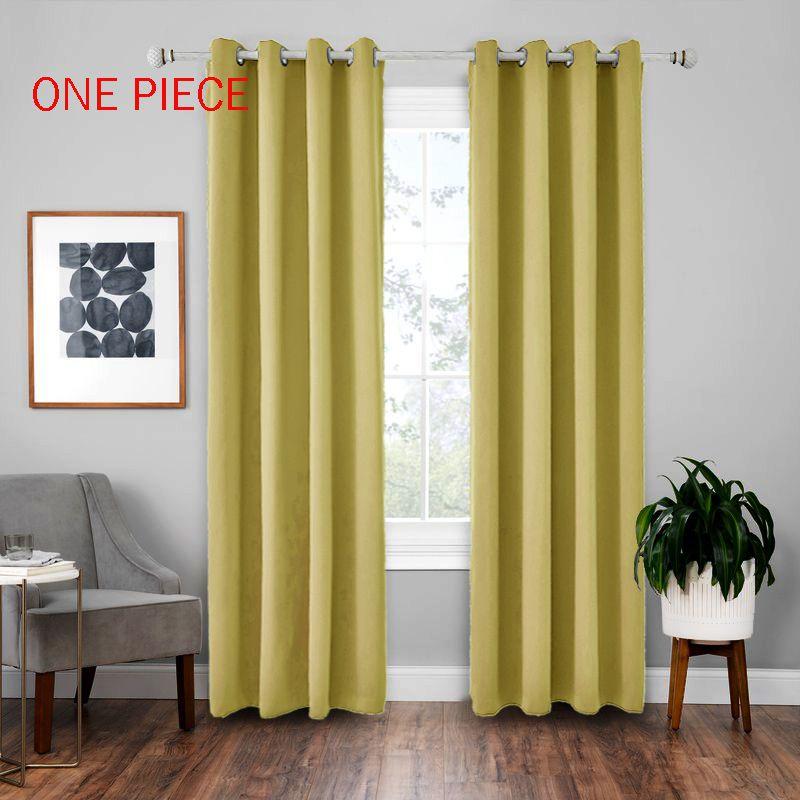 Elegant Modern Blackout Curtain For Living Room Window Soft And Comfortable Panel