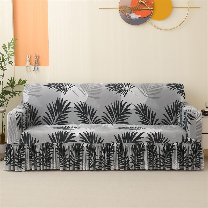 all-inclusive sofa Couch Cover with Skirt Durable Washable High Elastic Stretchable Easy Fit Universal Furniture Protector