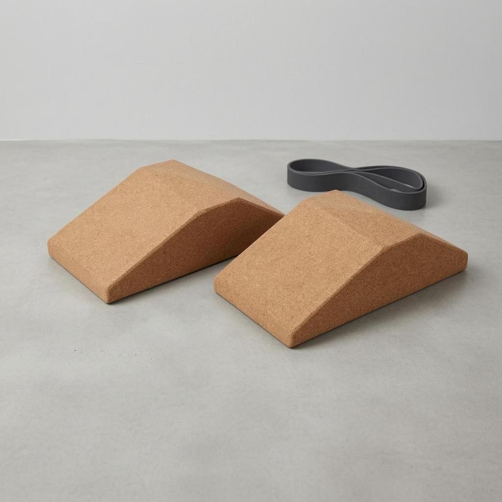 Cork Squat Sloped Block Support Angular
