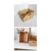 User Friendly Water Hyacinth Storage Basket Decorative Home Accent Multipurpose Use Scandinavian Storage Bin