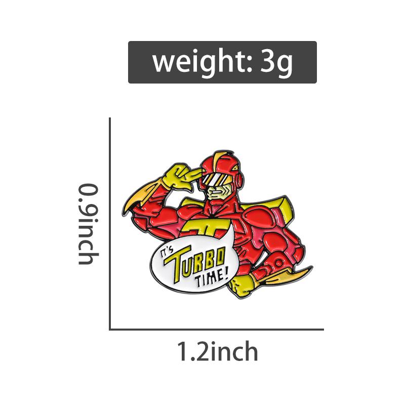 Filmkaraktärer Emalj Pins Anpassade Snygga Hjälte Broscher Knapphålsmärken Roliga Smycken Gåva för Fans Vänner