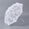 White Lace Rose Parasol for European Weddings, Photography, and Stage Performances