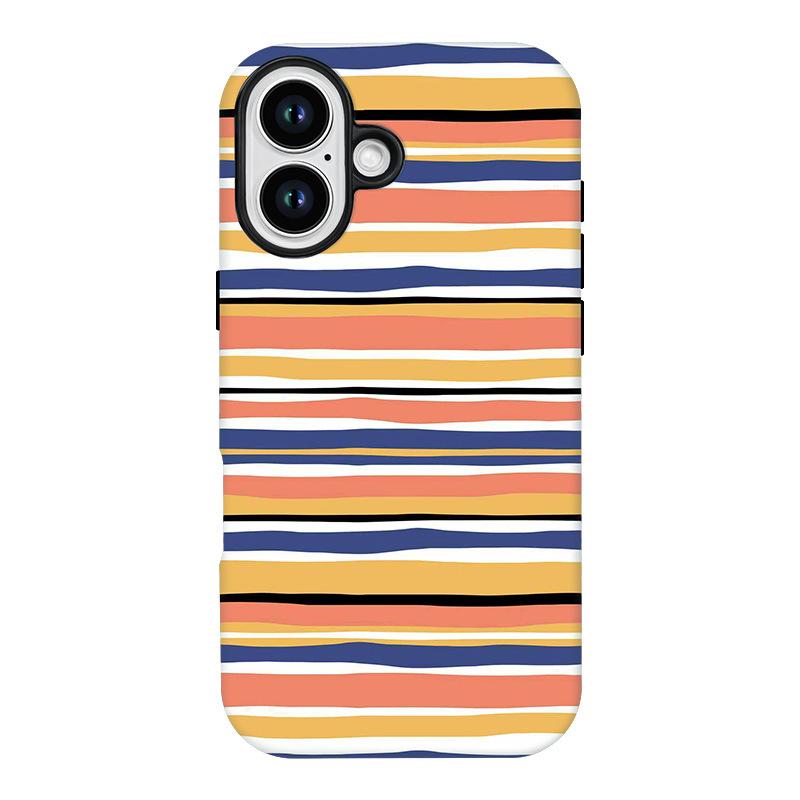 Stripe Compatible Apple 17 Phone Case, IPhone 16 Film 2-in-1 15 Anti Drop Film Phone Case, 13