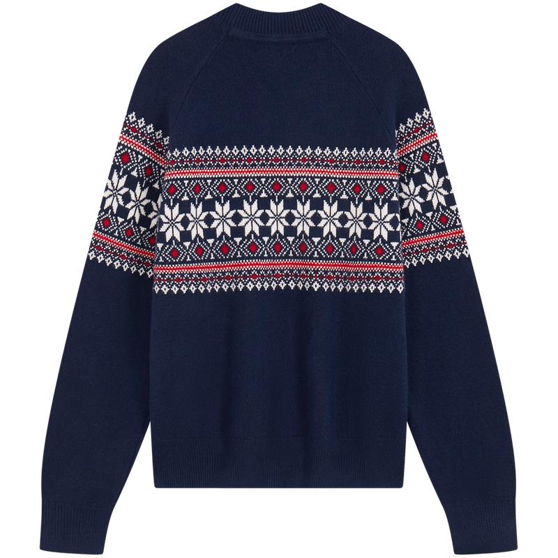 Tommy Hilfiger Casual Commuter Fair Isle Jacquard Crew Neck Sweater Women Sweater XW0XW06622