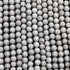 Matný povrch přírodní šedé korálky Druzy Achát, 6 mm 8 mm Korálky velikosti 10 mm, hladké kulaté korálky, 14-15,5 palcové korálky.