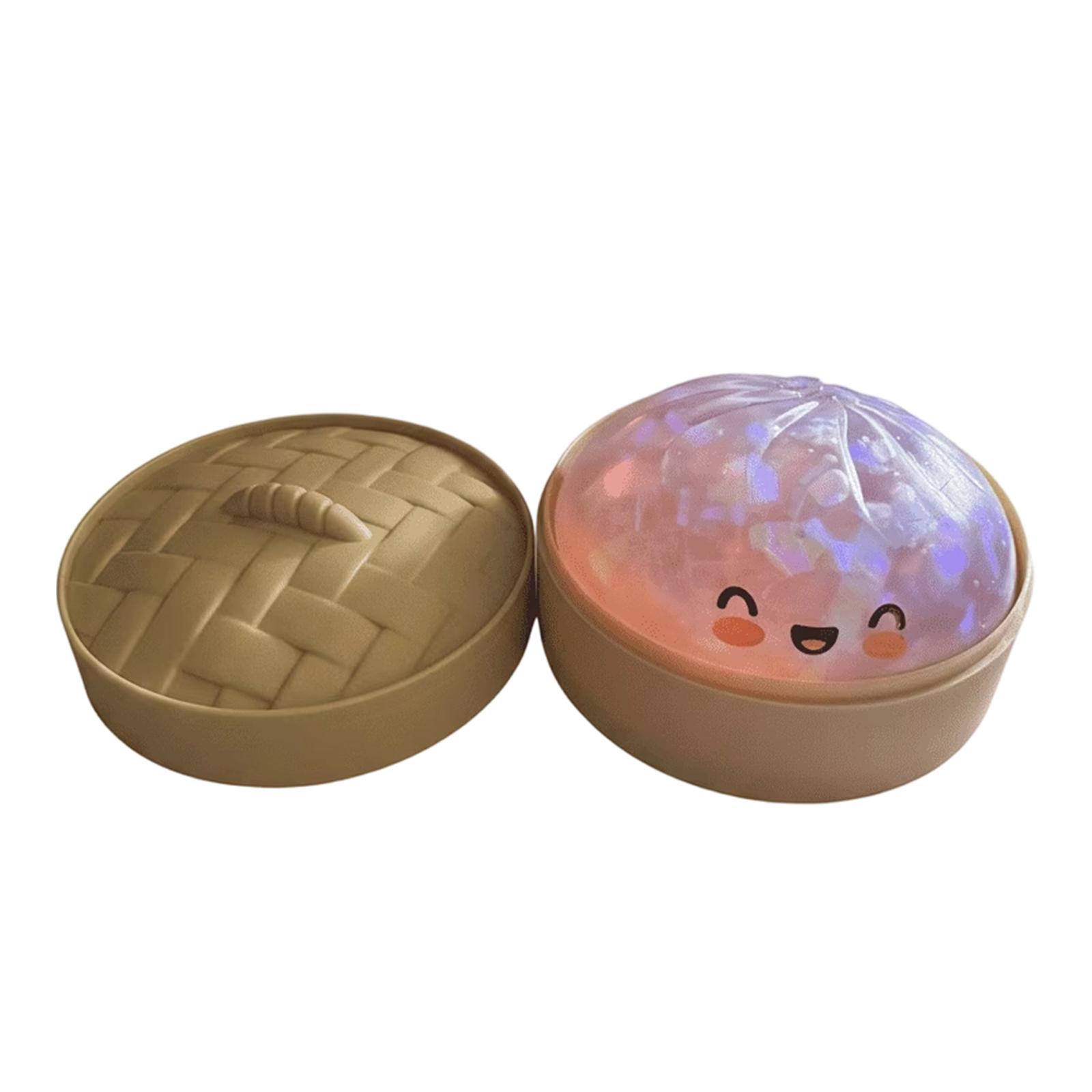 Веселый Глиттерный Пельмень Глиттерный Пельмень Сквиши Коробка Пельмени Сквиши Снятие Тревоги Фиджет Мягкий Сжимаемый Декомпрессионное Тесто One Size