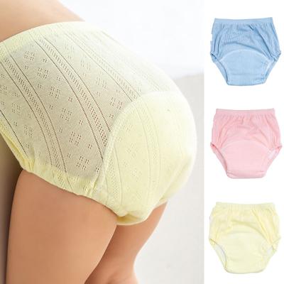 Newborn Training Pants Baby Shorts Solid Color Washable Underwear Boy Girl Cloth Diapers Nappies Infant Panties