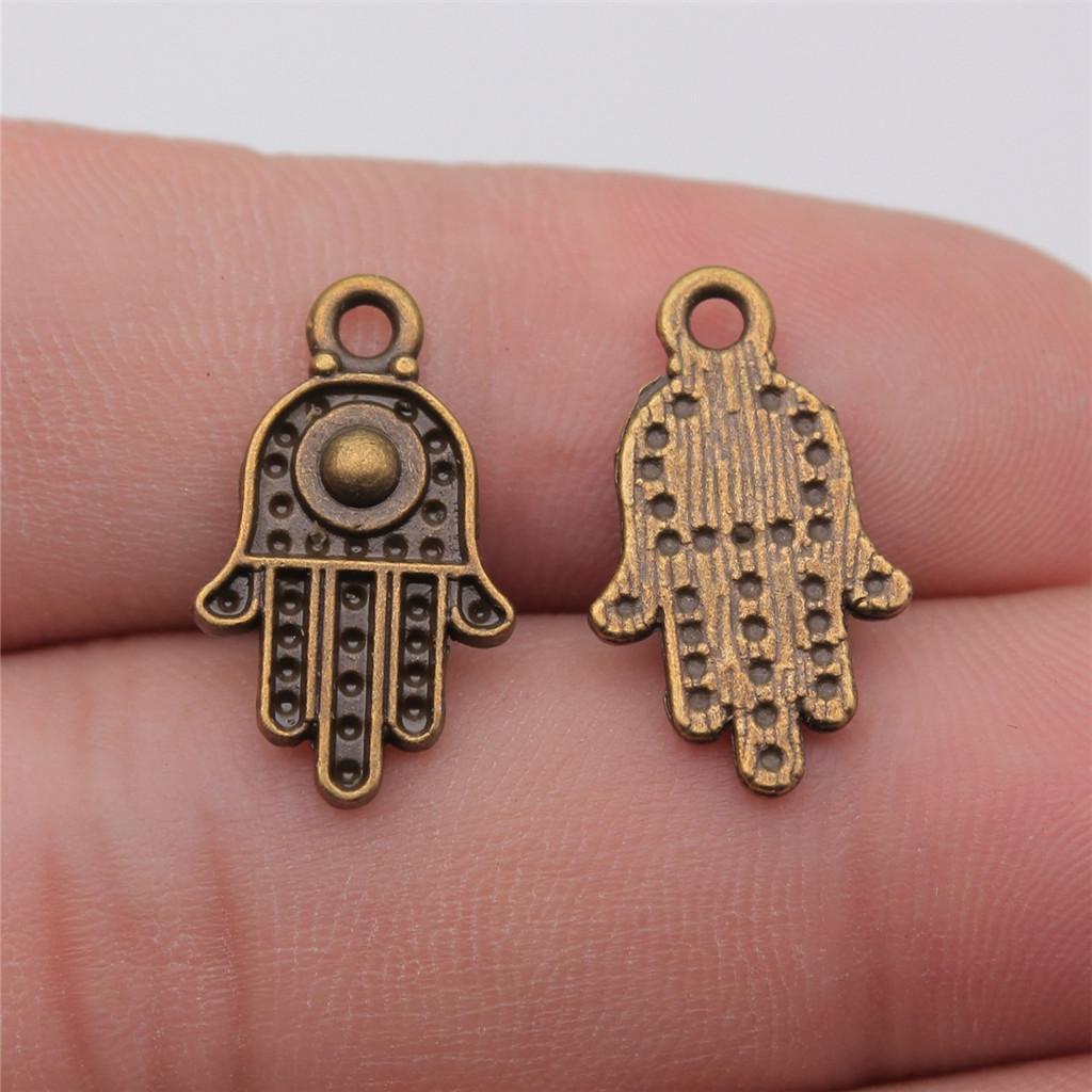 

Шармы Рука Хамсы Талисман Амулет Подвески Детская Бижутерия Материалы QC065 A06-10pcs-20x12mm