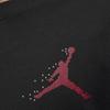 Jordan Loose Round Neck Pattern Print Short Sleeve T-Shirt Unisex Tops Black FD7011-010