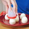 Portable Non-Stick Silicone Egg Cooker: High Temp Resistant, Anti-scalding Boiled & Steamed Egg Gadget for Home Use