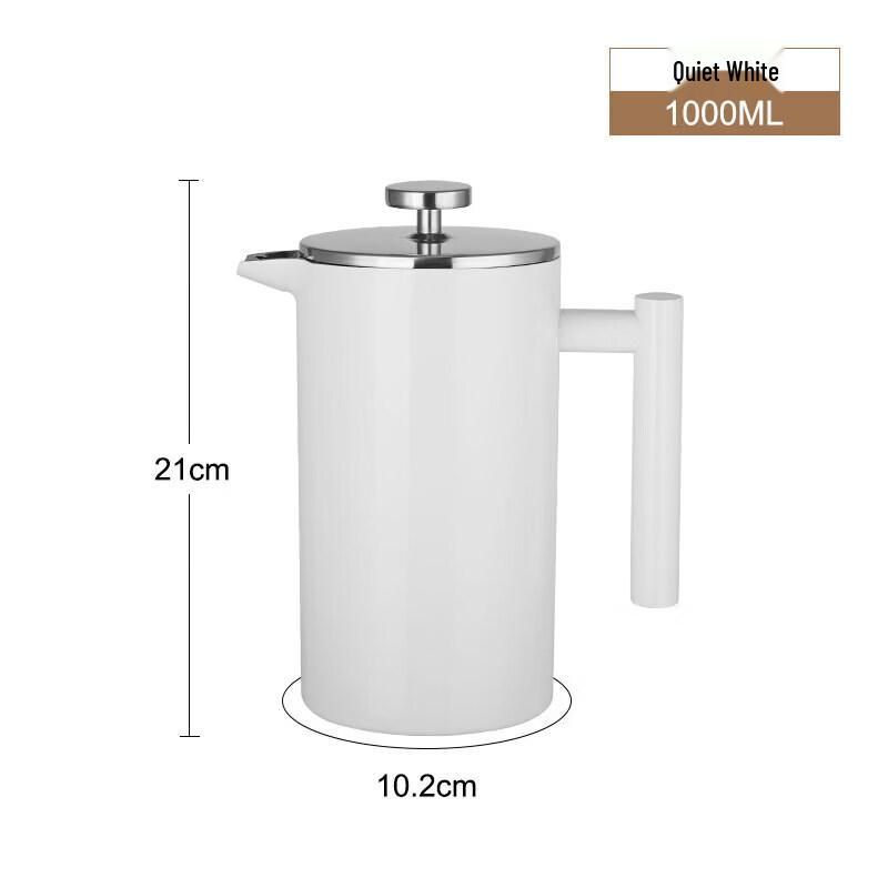 Qiwei 750ML Double-Layer Insulated Stainless Steel French Press