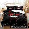 3D Print XOXO Devil Smiling Face Bedding Set Duvet Cover Bed Set Quilt Cover Pillowcase Comforter king Queen Size Boys Adult