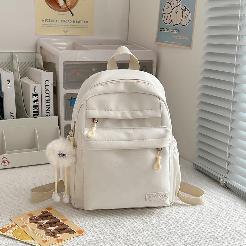 

Весна Новый Простой Однотонный Маленький Рюкзак Школьный Рюкзак для Начальной Школы Рюкзак для Поездок на Работу в Среднюю Школу для Активного Отдыха и Путешествий