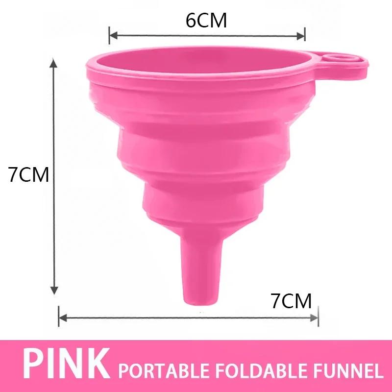 

Складная силиконовая воронка 1шт, складная воронка для моторного масла, портативная воронка для жидкостей для приготовления пищи, вина и замены автомобильных жидкостей