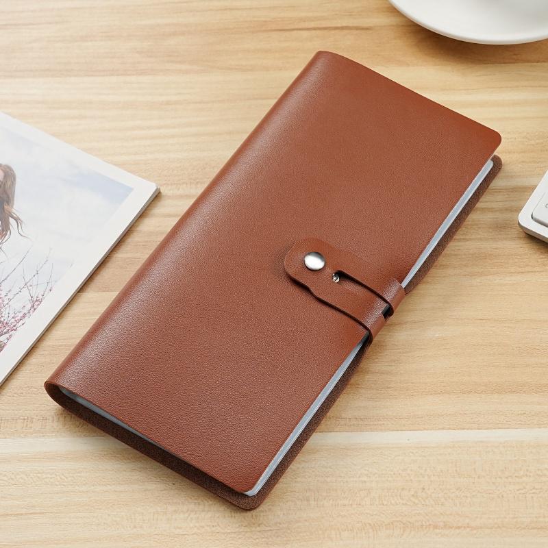 Органайзер для банковских вкладов и сберегательных книжек с зажимом для банкнот и альбомом для сберегательных slips коричневый 1400₽