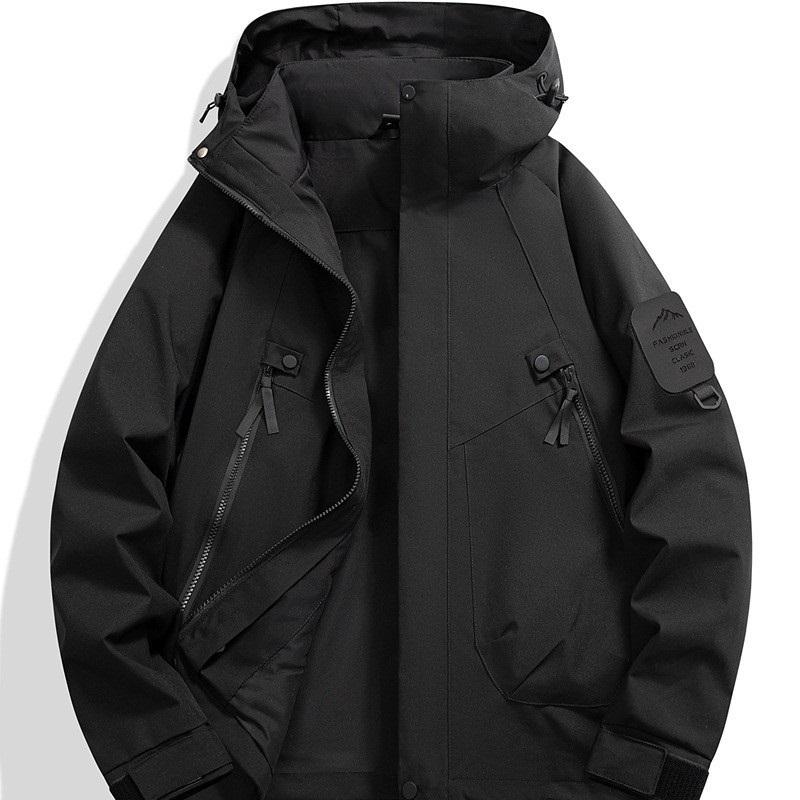 Парка с капюшоном для пары, уличная куртка L