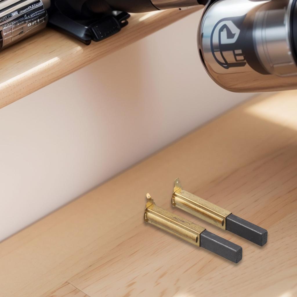 Vacuum Cleaner Motor Carbon Brush Set 2Pcs 6 3x11x30mm Compatible Parts