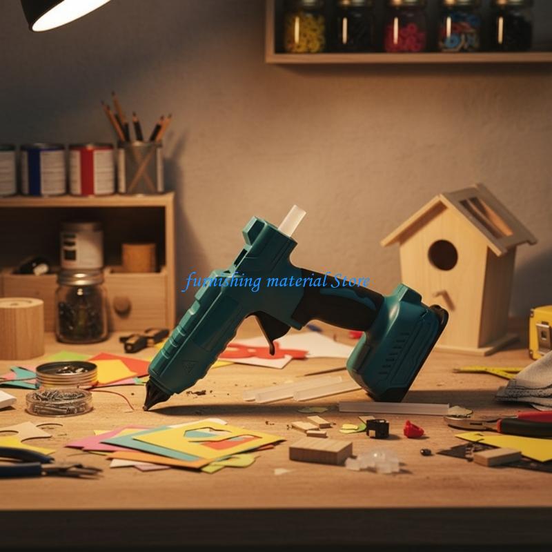 Pistolas de Cola Quente Sem Fio Y5GD Alimentadas por Bateria Aquecimento Rápido Ergonômicas Pistolas de Calor Elétricas