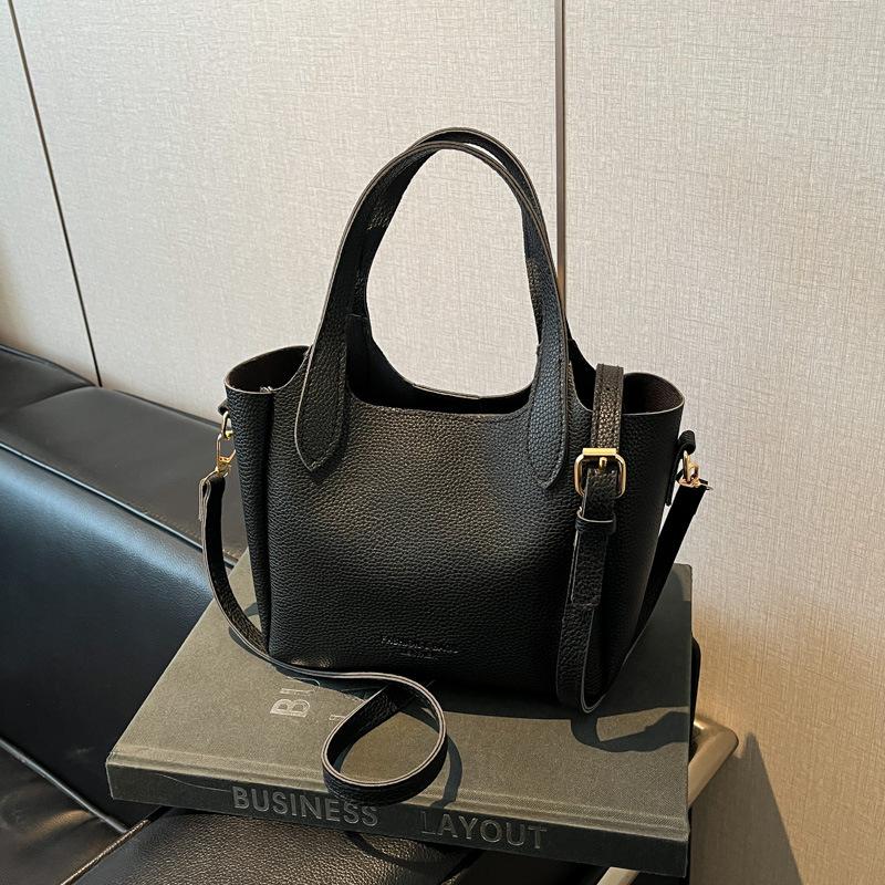 

Модная женская сумка-ведро с высококачественной текстурой, новая трендовая универсальная сумка 2025 года, корейская трендовая сумка через плечо