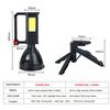 Power Searchlight For Fishing Lantern Camping LED Lithium Battery Working Spotlight Flashlight 4 Led USB Rechargeable Lantern