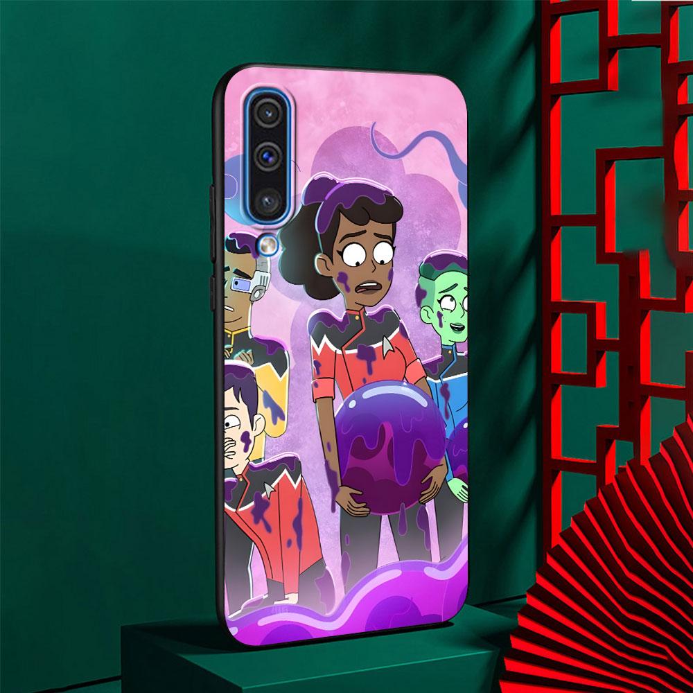 Lower Decks Star Trek Case for Samsung Galaxy A03 A04s A20 A30 A20e A70 A70s A50 A40 A30s A50s A20s A10s TPU Black Phone Cover