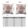 Glam Geometric Pillowcase Polyester Linen Velvet Pattern Zip Decorative Throw Pillow Case Sofa Seater Cushion Cover