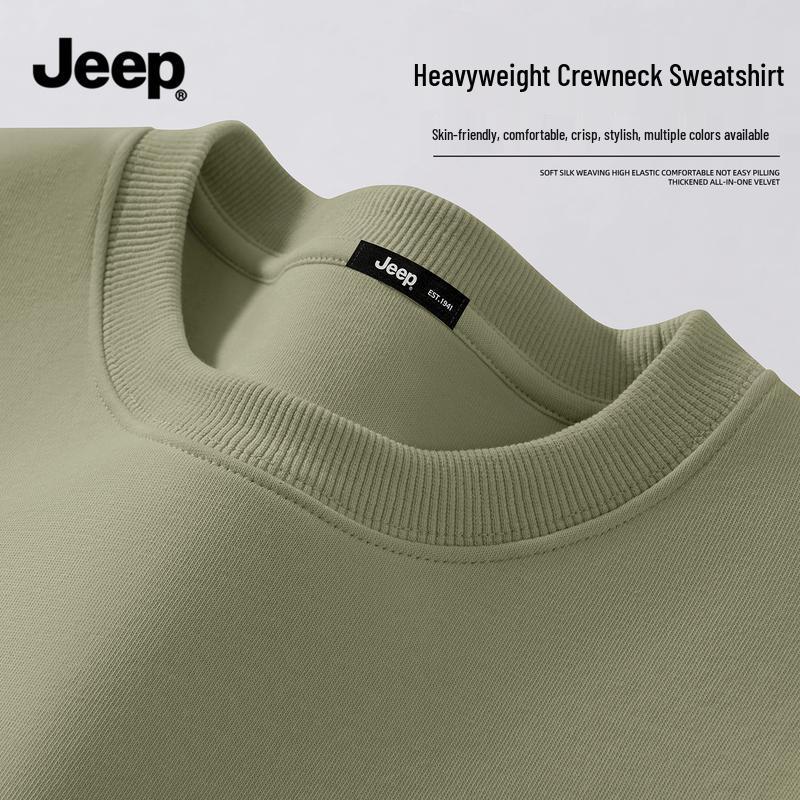 JEEP Men s Spring Casual Crewneck Sweatshirt 2XL
