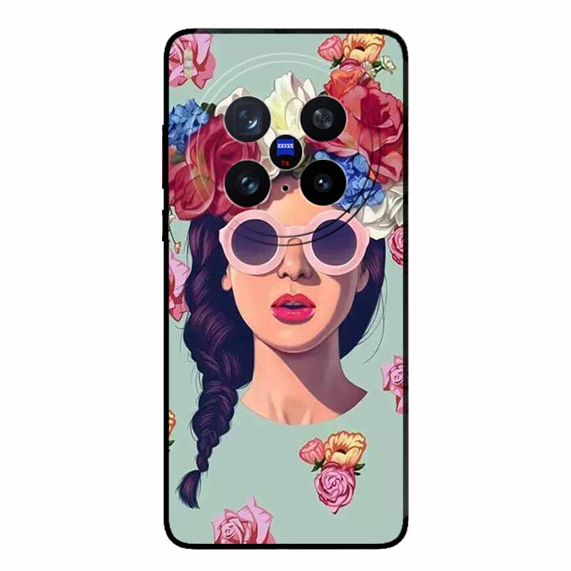 For Vivo X200 Ultra 5G Case Fashion Black Silicone Back Cover Case for X200 Ultra Protective Bumper VIVO X200 Ultra Phone Funda