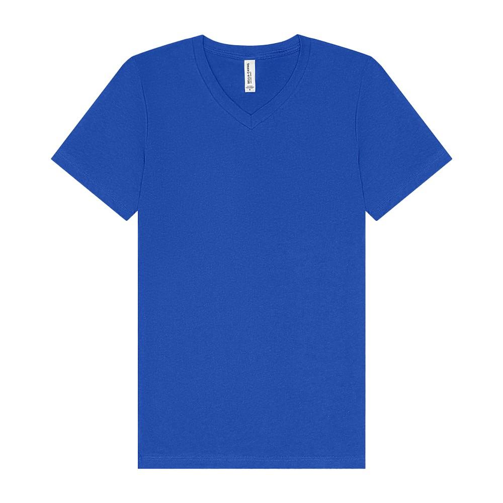 Bella + Canvas Unisex Adult Jersey V Neck Short-Sleeved T-Shirt