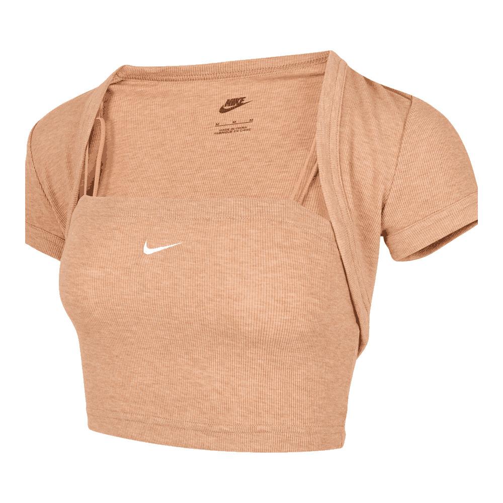 

Nike Solid Color Short Sleeve Pullover T-Shirt Women tops HJ1300-688 L
