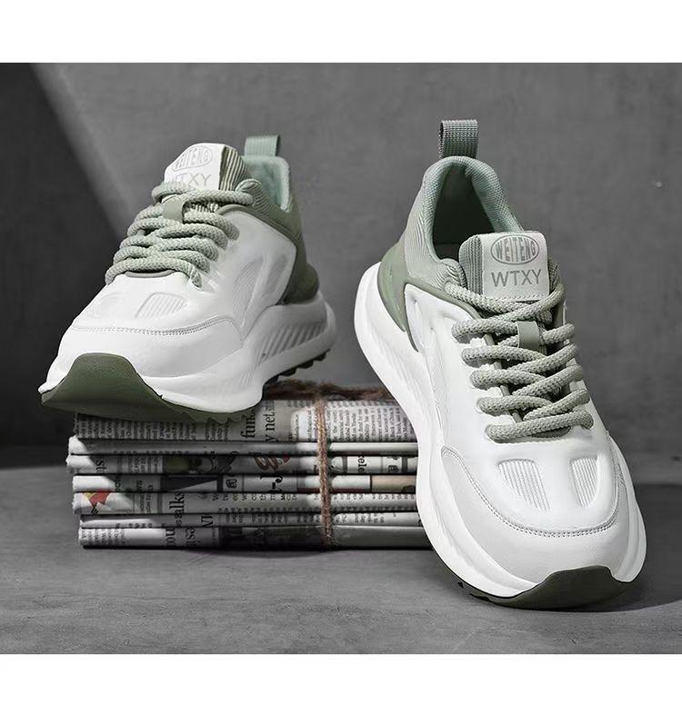 

Spring new men s shoes mesh breathable platform casual shoes men s shoes design sense trendy sports shoes 44