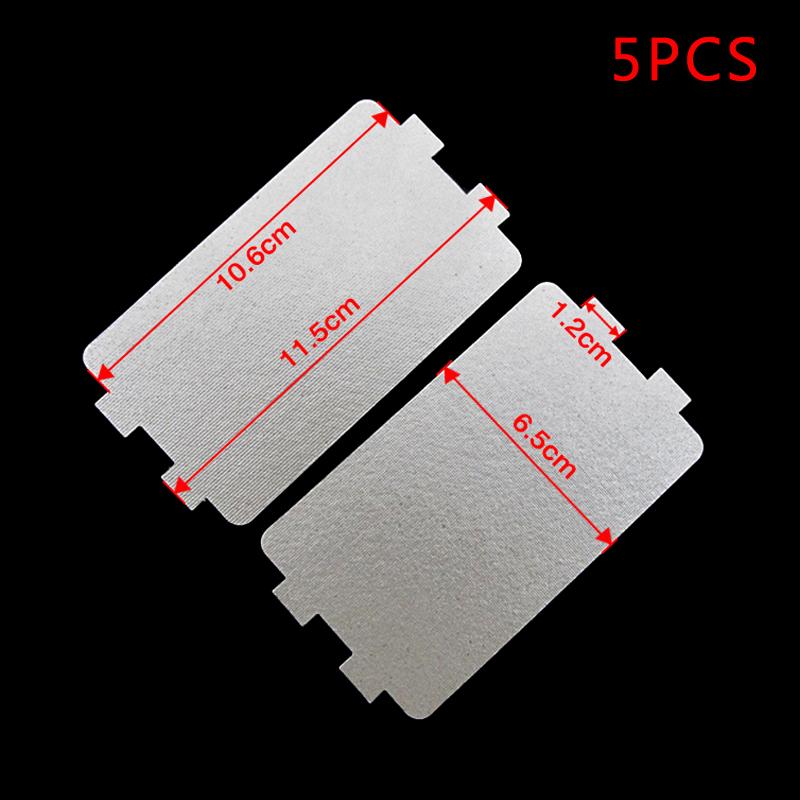 5Pcs Mica Plate Sheet For Microwave Oven Replacement Repairing Accessory For Using In Home Appliances Electric Hair-Dryer