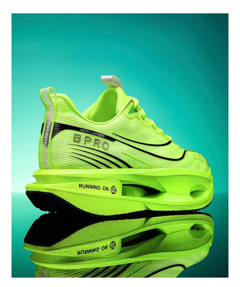 Men Ultra Light Breathable Running Shoes Shock Absorbing Athletic Sneakers, Stylish Road Running Shoes,All Seasons