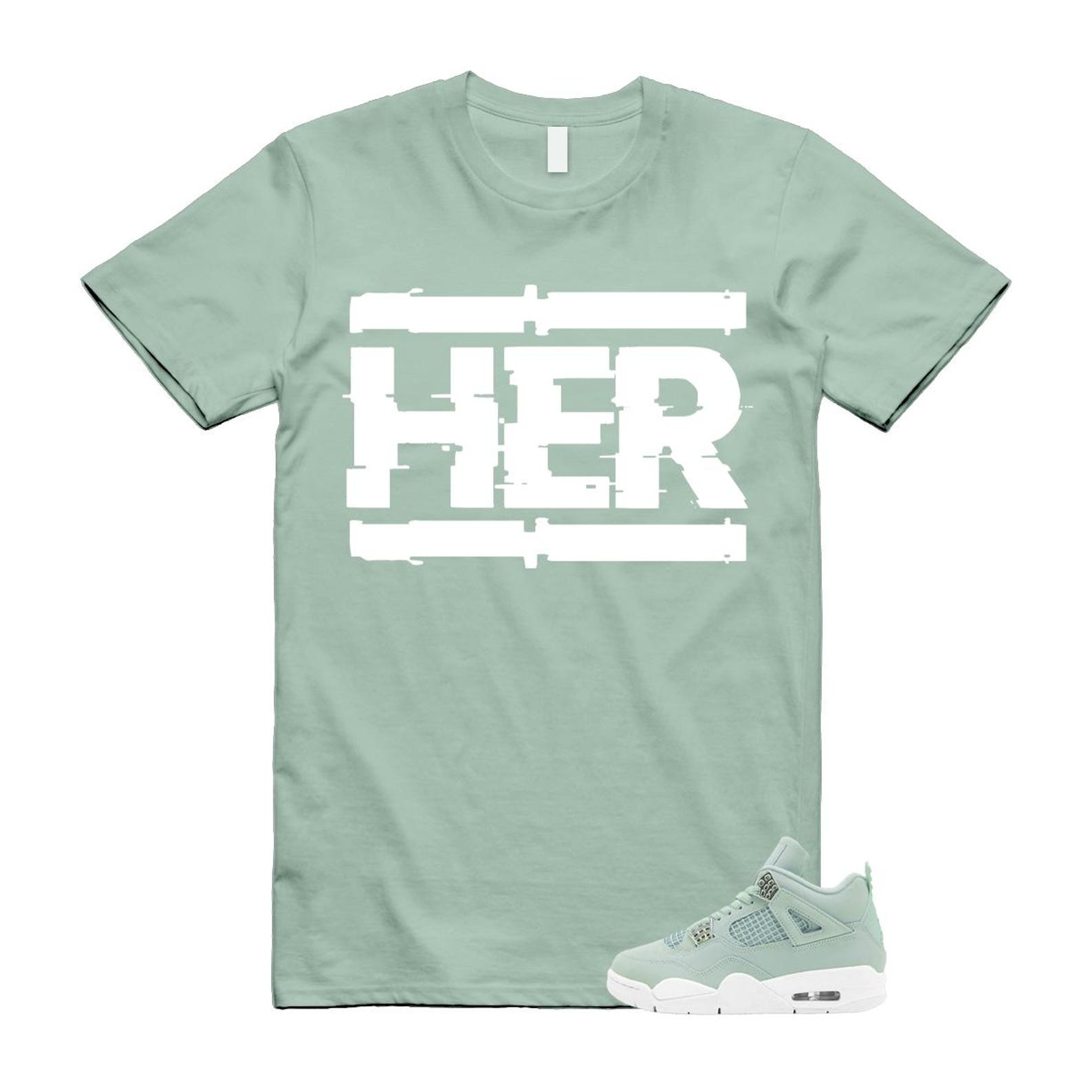 4 Seafoam Green White Sail T Shirt Match HER 3XL